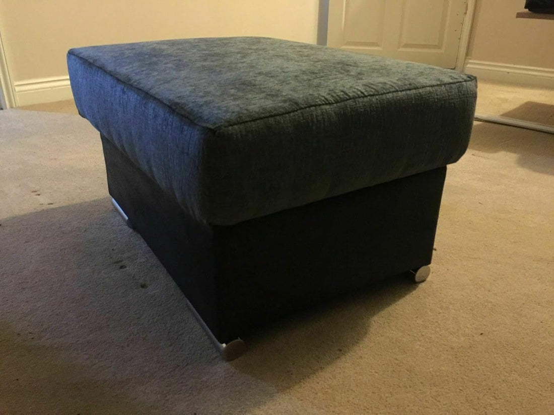 Shannon Chenille 3+2 Seater Sofa Set (Grey & Black)