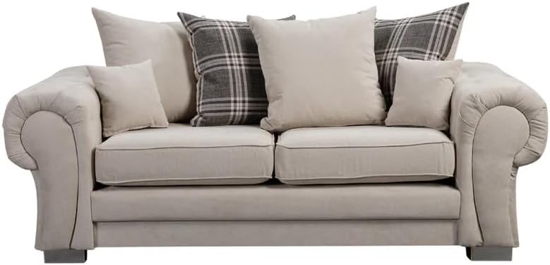 Verona Kensington 3+2+1 Seater / Corner Sofa (Cream)