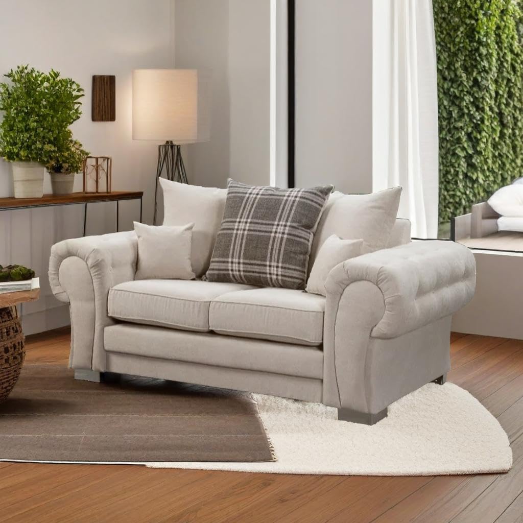 Verona Kensington 3+2+1 Seater / Corner Sofa (Cream)
