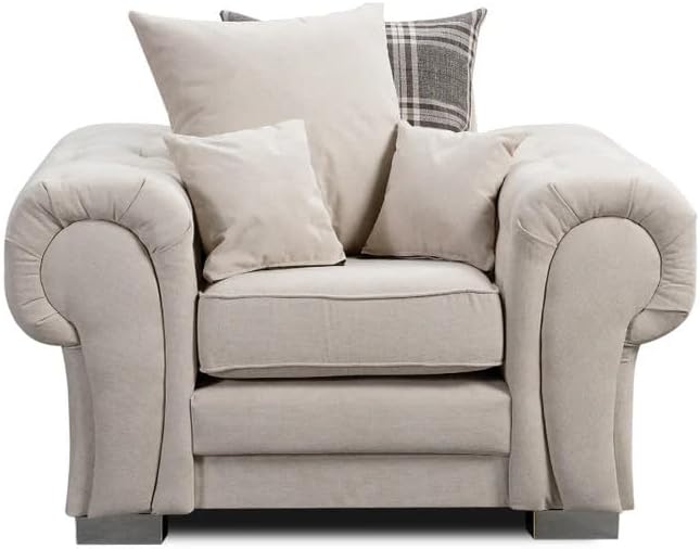 Verona Kensington 3+2+1 Seater / Corner Sofa (Cream)