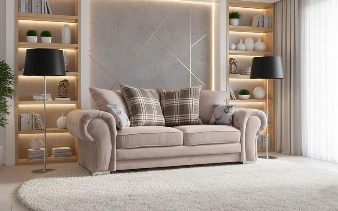 Verona Kensington 3+2+1 Seater / Corner Sofa (Mink)