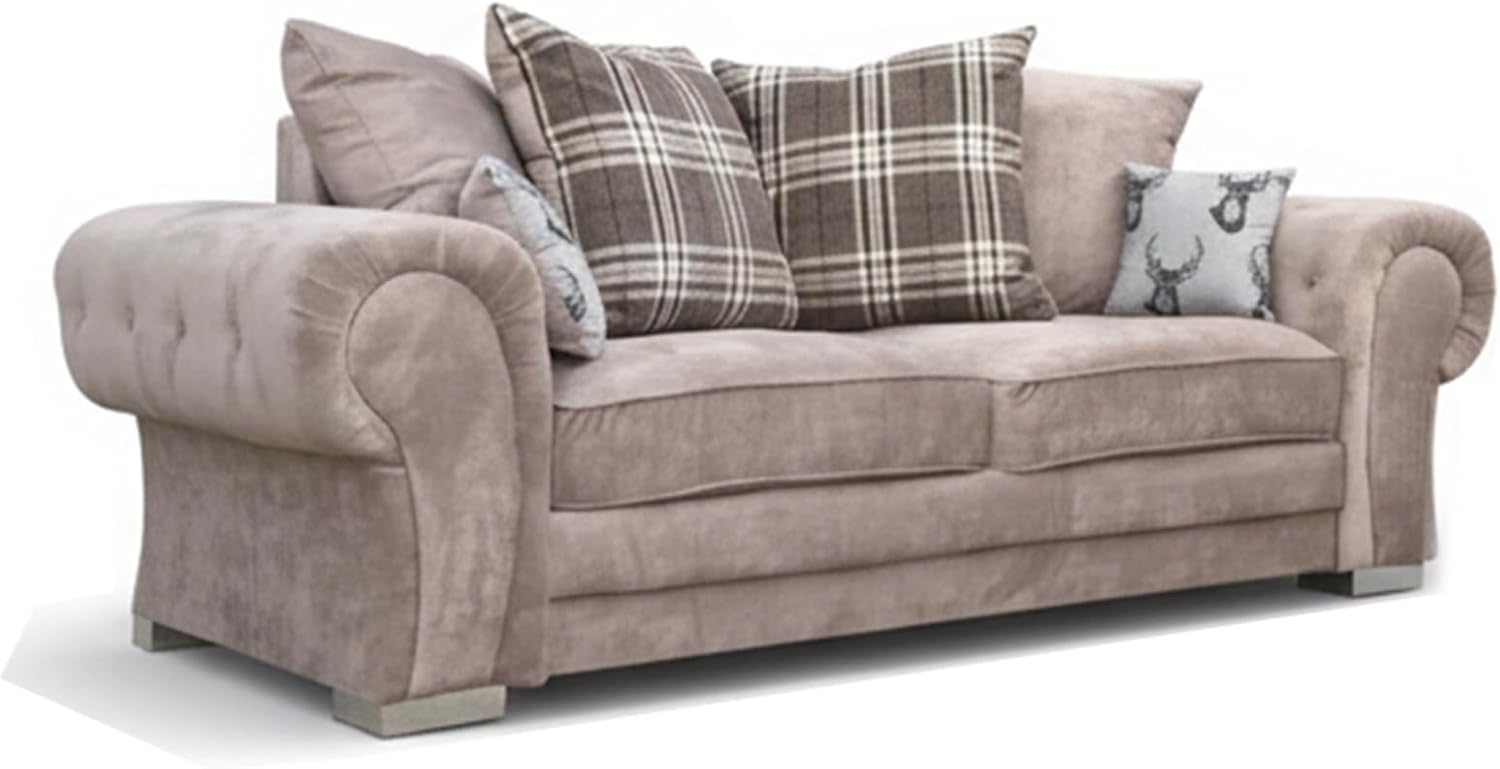 Verona Kensington 3+2+1 Seater / Corner Sofa (Mink)