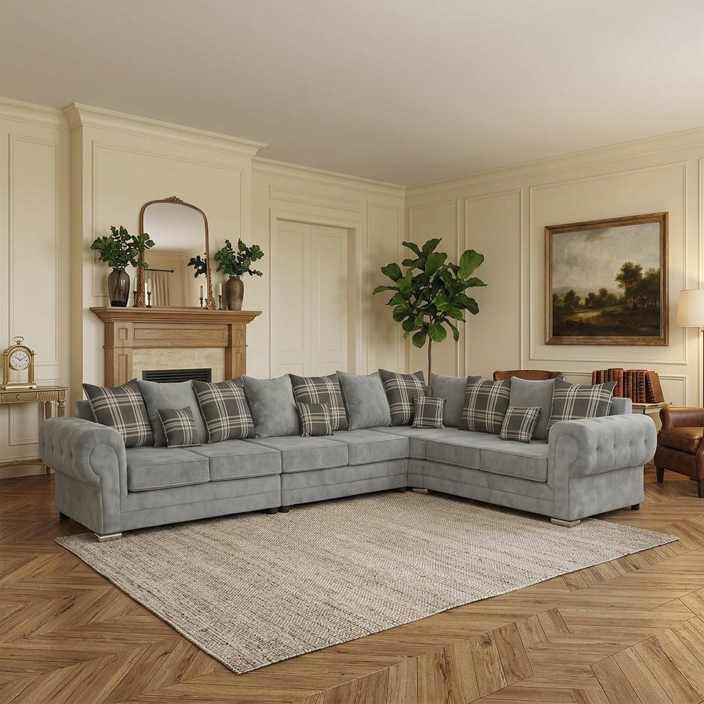 Verona Kensington Dual Arm 7 seater 4c2 Corner sofa