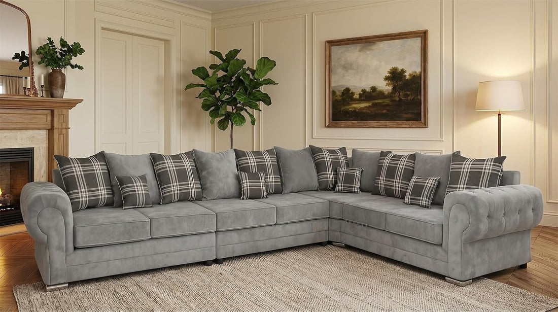 Verona Kensington Dual Arm 7 seater 4c2 Corner sofa