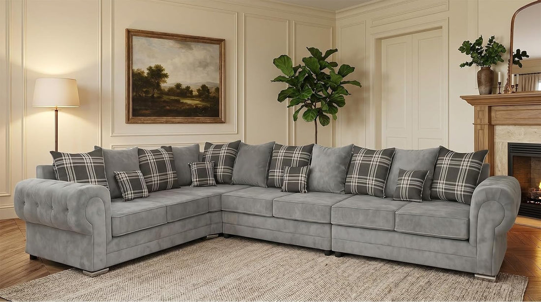 Verona Kensington Dual Arm 7 seater 4c2 Corner sofa