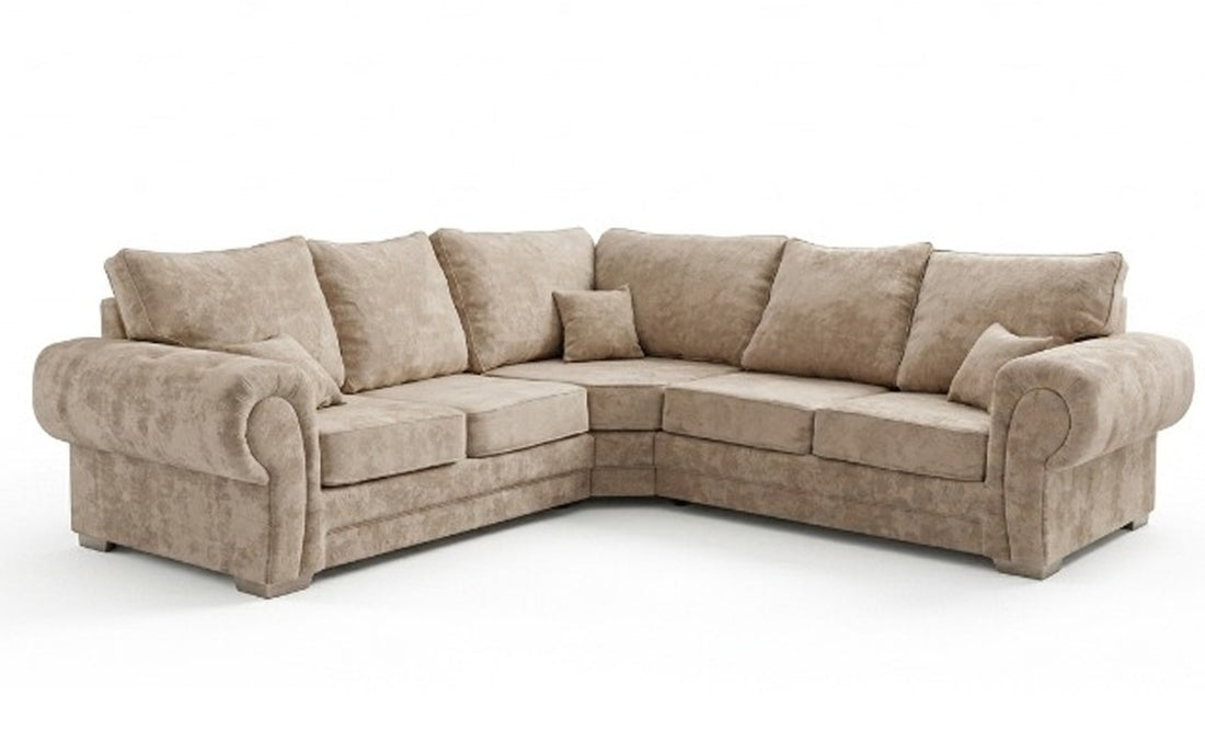 Verona Kensington Dual Arm 5 seater 2c2 Corner sofa (Mink)