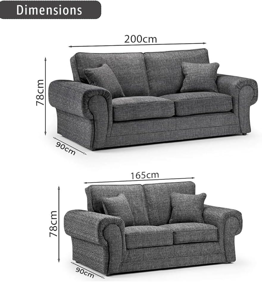 Wilcot Shetland 5 seater 2c2 corner sofa (Grey)