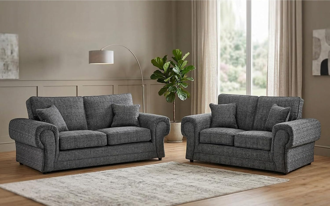 Wilcot Shetland 5 seater 2c2 corner sofa (Grey)