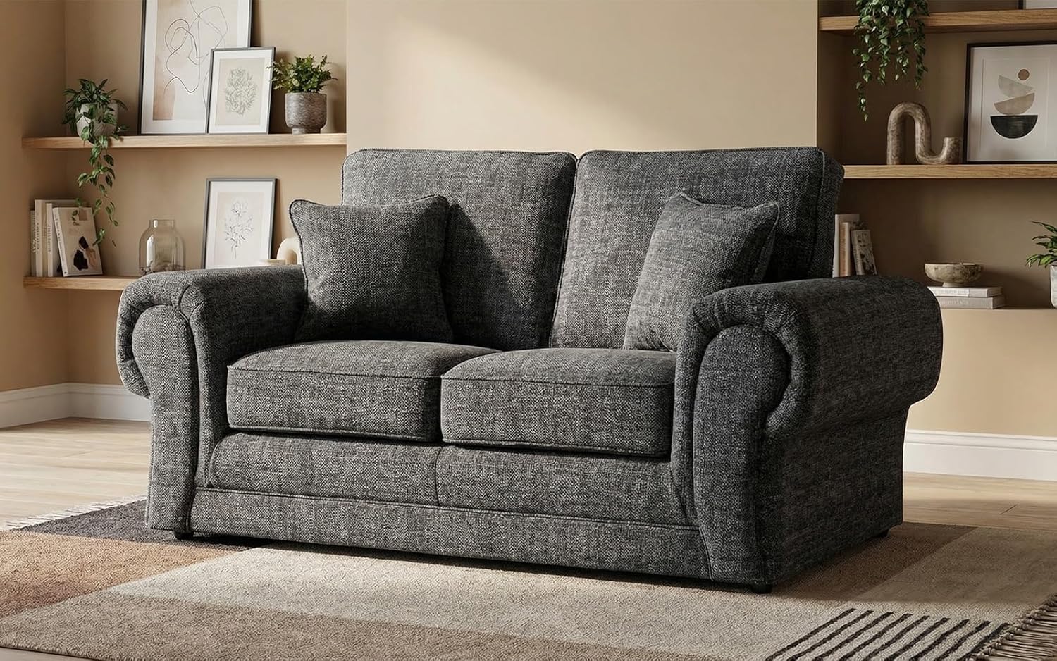 Wilcot Shetland 5 seater 2c2 corner sofa (Grey)