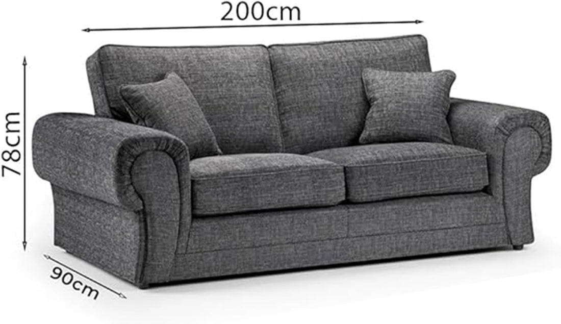Wilcot Shetland 5 seater 2c2 corner sofa (Grey)