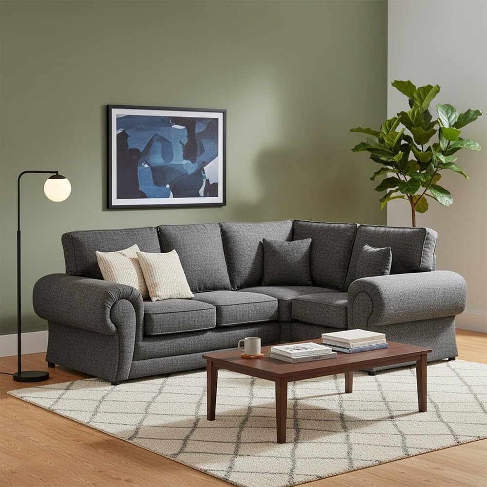 Wilcot Shetland 4 seater 2c1 Left/Right hand corner sofa (Grey)