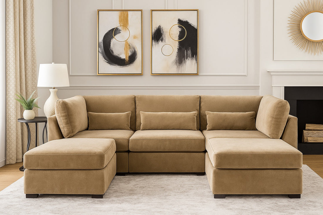 U-Shape Sofa Brand New in All Colors | Stylish and Modern Living Room Furniture