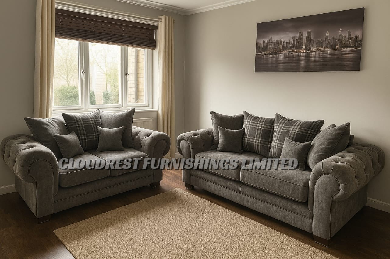 Verona Sofa Brand New Black, Grey, Mink Corner & 3+2 Seater | Stylish Living Room Furniture