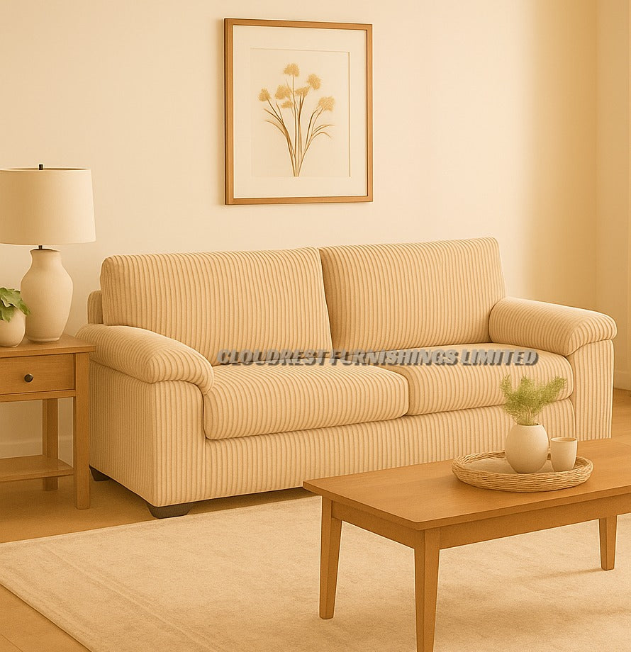 Riva Cord Sofa Brand New Black, Grey, Cream, Beige, Brown 3+2 Seater | Stylish Living Room Furniture