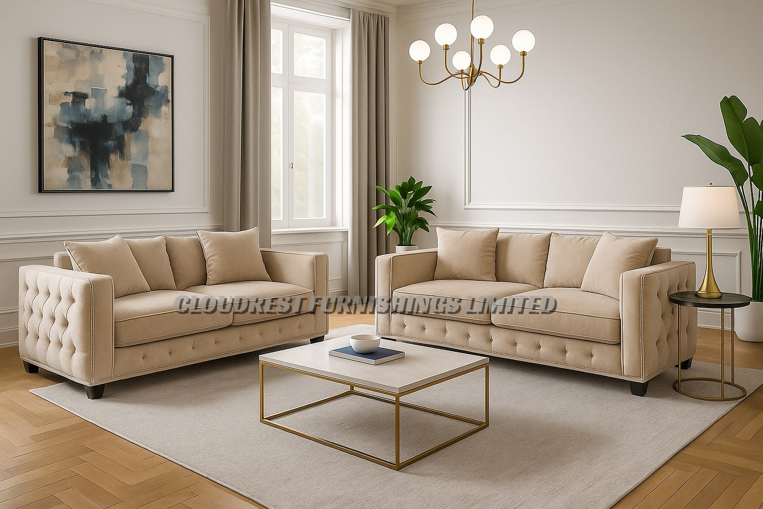 Maya Sofa Brand New Black, Grey, Cream, Navy Blue, Beige 3+2 Stylish Living Room Furniture
