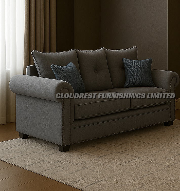 Harrison Sofa Brand New Black, Grey, Cream 3+2 | Stylish Living Room Furniture