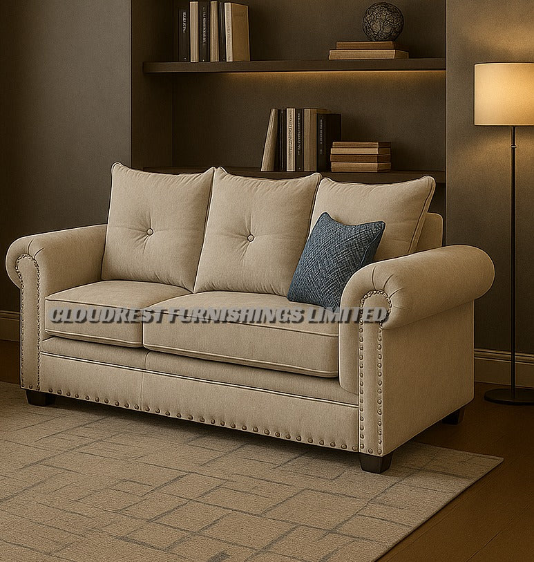 Harrison Sofa Brand New Black, Grey, Cream 3+2 | Stylish Living Room Furniture