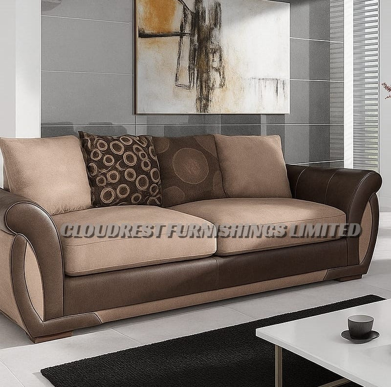 Shannon Luxury Chenille Sofa Brand New Black and Grey + Beige and Brown Corner & 3+2 Seater | Stylish Living Room Furniture