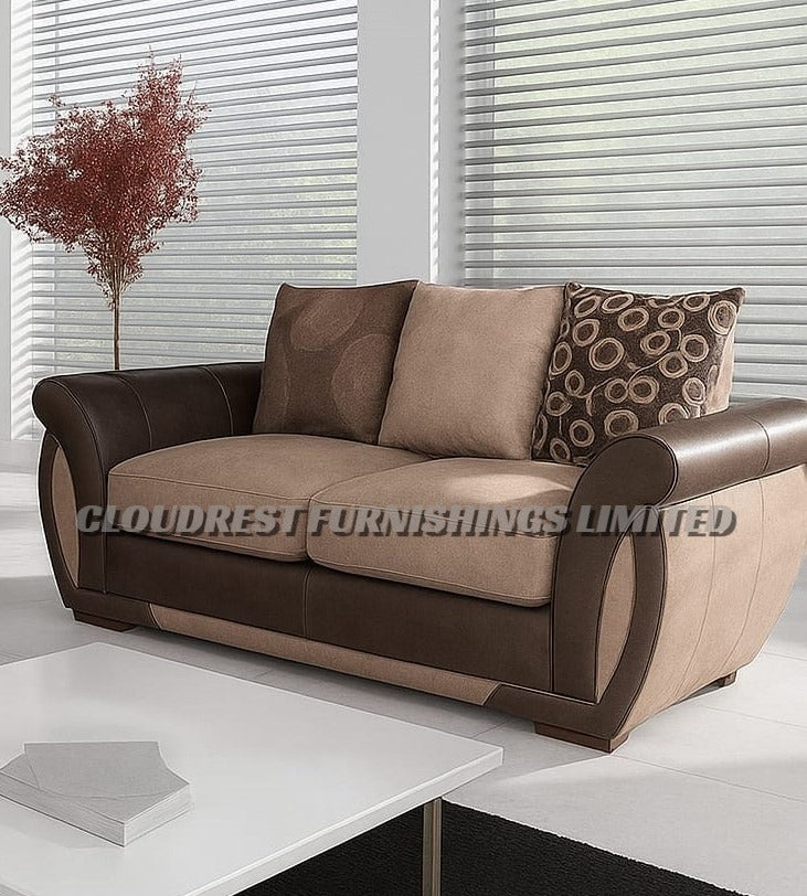 Shannon Luxury Chenille Sofa Brand New Black and Grey + Beige and Brown Corner & 3+2 Seater | Stylish Living Room Furniture