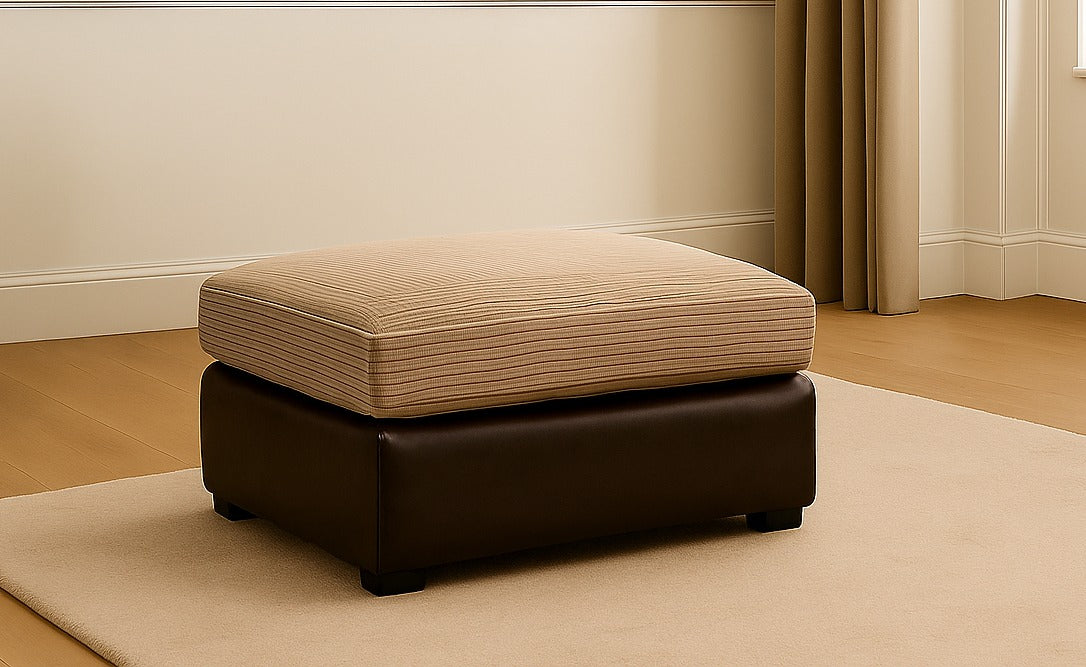 Dino Sofa Brand New Black and Grey + Beige and Brown 3+2 Seater | Stylish Living Room Furniture