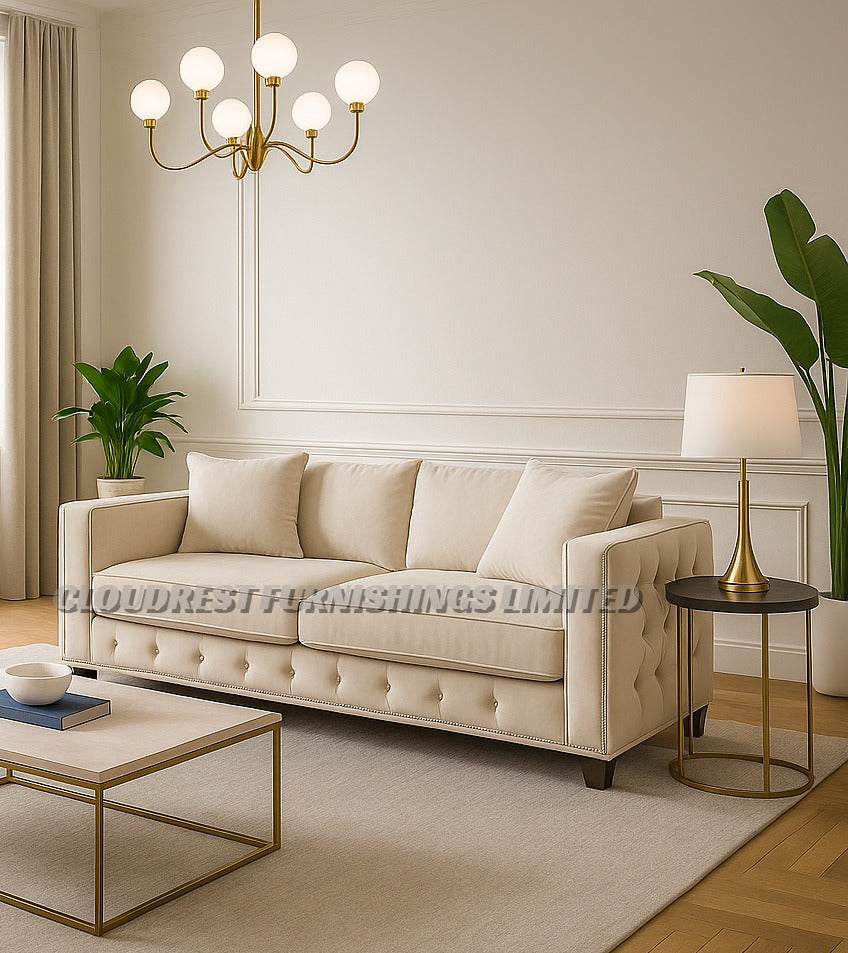 Maya Sofa Brand New Black, Grey, Cream, Navy Blue, Beige 3+2 Stylish Living Room Furniture