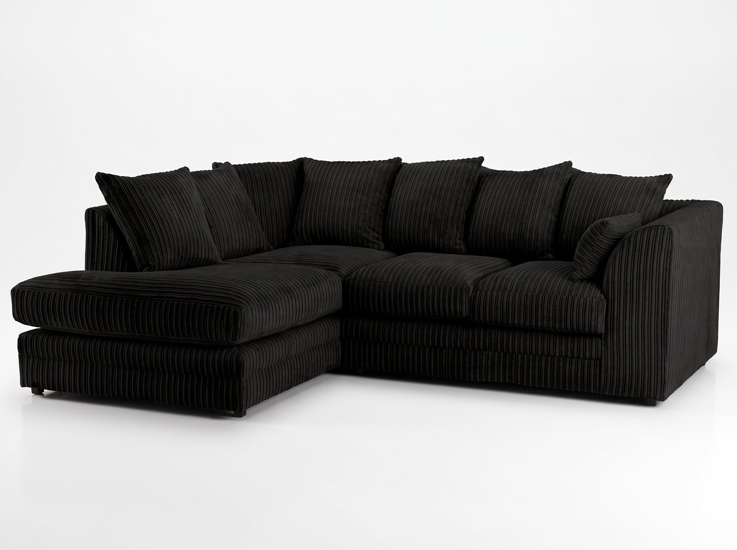 Dylan jumbo cord L shape 4 seater sofa
